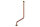 8738215621 Rohr D = 22 mm L= 657 mm Buderus Ersatzteil