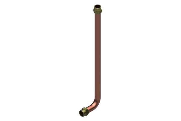 8738215622 Rohr D = 22 mm L= 557 mm Buderus Ersatzteil