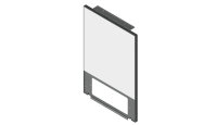 8738723435 Vorderwand oben weiss Bu (Glas) Buderus...