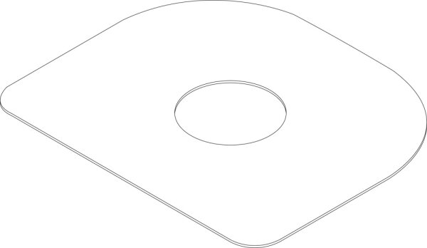 8738802816 Abdeckung chrome everp Buderus Ersatzteil