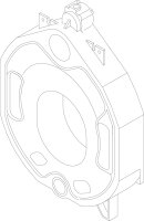 8738803551 Hinterglied GE315 o. RD everp Buderus Ersatzteil