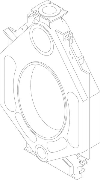 8738803552 Hinterglied GE515 o. RD everp Buderus Ersatzteil