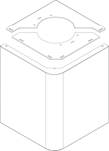 8738803738 Frontblende oben braun Versura everp. Buderus Ersatzteil