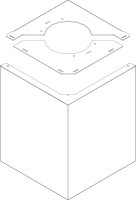 8738803764 Frontblende oben stahlgrau Figura everp....