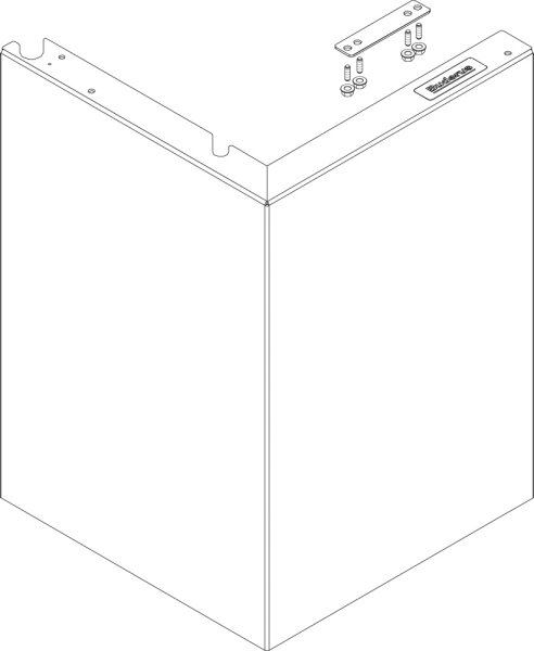 8738803765 Frontblende unten stahlgrau Figura everp Buderus Ersatzteil