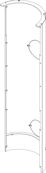8738803793 Rückwand ecru Columna everp. Buderus Ersatzteil