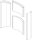8738803802 Set Brennraumauskl. Columna mitte everp Buderus Ersatzteil