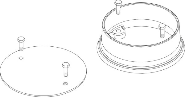 8738803807 Abgasstutzen Columna everp. Buderus Ersatzteil