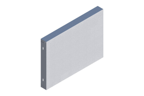 8738803995 Seitenwand 160 silber everp Buderus Ersatzteil