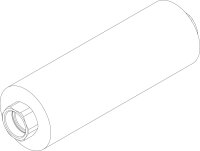 8738804071 Metallwellschlauch DN25 Lg750 schw everp...