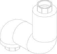8738804079 Anschlussrohr RK DN25 G1 1/4 V2 everp Buderus...