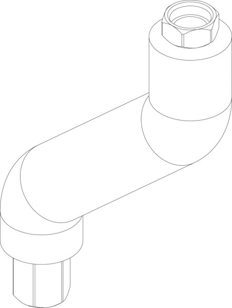 8738804086 Anschlussbogen BSS6 G3/4 kpl everp Buderus Ersatzteil