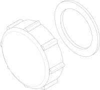 8738804599 Kappe GPN800 G2" PP gelb everp Buderus...