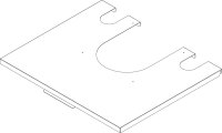 8738804923 Haube hinten CLA-1 150 everp Buderus Ersatzteil