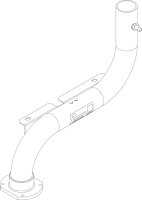 8738804935 Gasanschlussrohr VM CLA-1 150-300 everp...