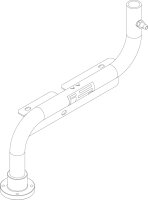 8738804936 Gasanschlussrohr VM CLA-1 75/100 everp Buderus...