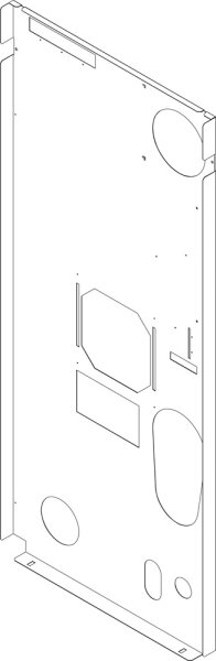 8738804938 Rückwand CLA-1 150 (r) everp Buderus Ersatzteil