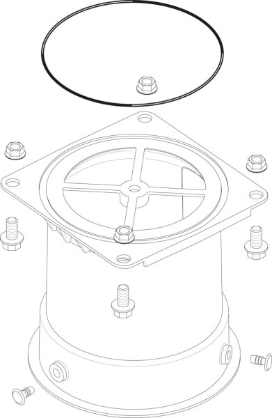 8738804978 Ansaugadapter VMU everp Buderus Ersatzteil