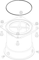 8738804978 Ansaugadapter VMU everp Buderus Ersatzteil