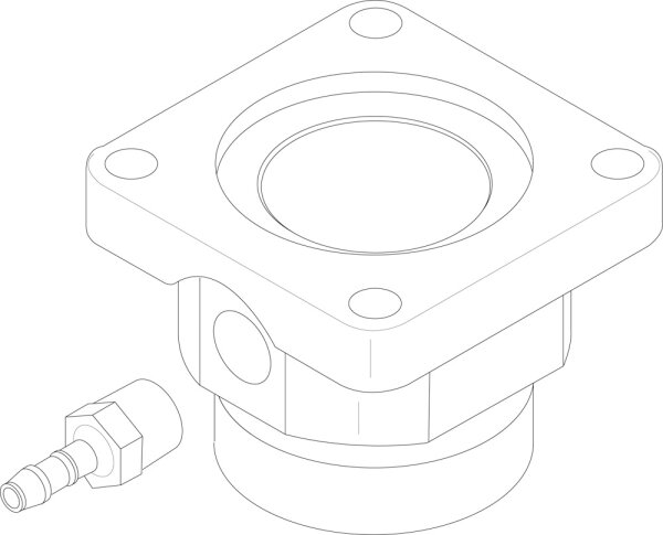 8738804980 Flansch VR4615 everp Buderus Ersatzteil