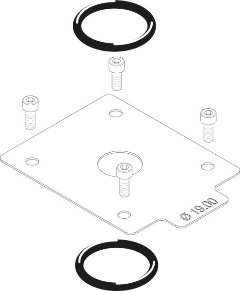 8738805007 Gasdrossel VR4XX D = 19,00 mm everp Buderus Ersatzteil