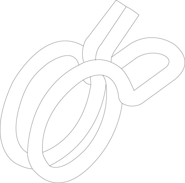8738805015 Schlauchsicherung (Klammer) everp Buderus Ersatzteil