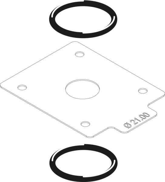 8738805017 Gasdrossel VR4XX D = 21,00 mm everp Buderus Ersatzteil