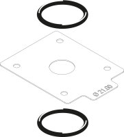 8738805017 Gasdrossel VR4XX D = 21,00 mm everp Buderus...
