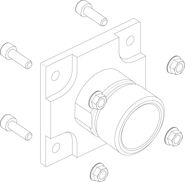 8738805018 Flansch G 1 1/8" everp Buderus Ersatzteil