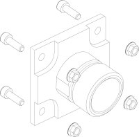 8738805018 Flansch G 1 1/8" everp Buderus Ersatzteil