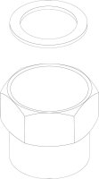 8738809842 Anschlussverschraubung R1 1/4 Everp Buderus...