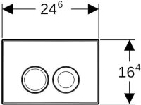 Geberit Betätigungsplatte Delta25 für...
