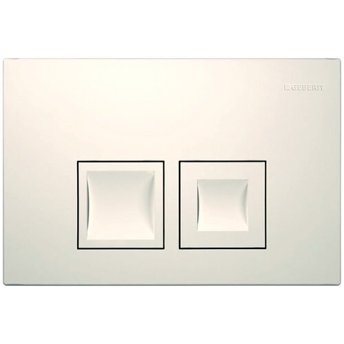 Geberit Betätigungsplatte Delta35 für 2-Mengen-Spülung weiß - alpin