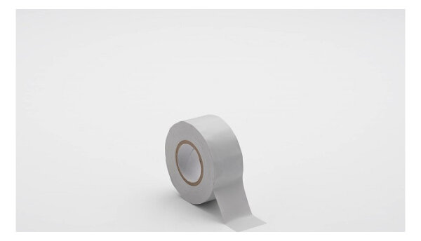PVC Klebeband grau 33 mm x 33 m für Kautschuk Isolierungen