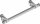 Flamco Handtuchhalter 600mm lg, Standardfarbe für Flachheizkörper