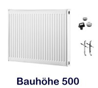 Buderus C-Profil Typ 22 Bauhöhe 500 mm Baulänge...