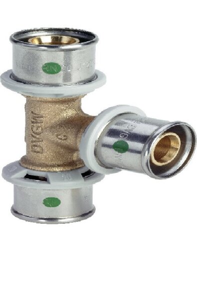 Viega T-Stück Sanfix P Rotguss mit SC-Contur 2118
