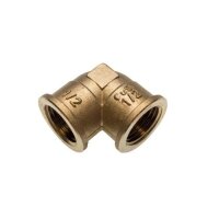 Winkel 90° aus bleifreier Siliziumbronze (Rotguss)...