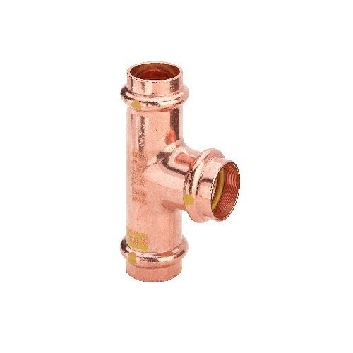 Viega Reduzier-T-Stück PROFIPRESS-G aus Kupfer 2618