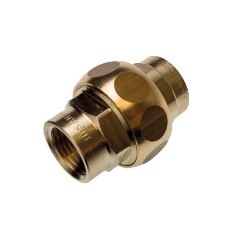 Verschraubung aus bleifreier Siliziumbronze (Rotguss) Nr. 3340 I/I konisch