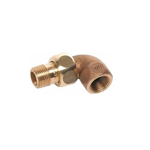 Verschraubung aus bleifreier Siliziumbronze (Rotguss) Nr. 3098 I/A Konisch 90°