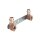 Viega Montageeinheit flach 15 mm x 1/2" x 150 mm SANPRESS 2222.05