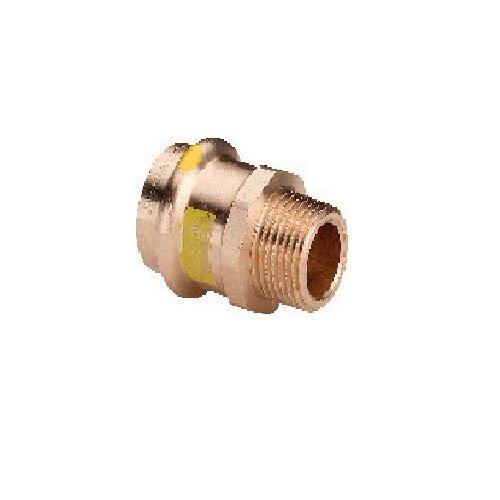 Viega Übergangsstück PROFIPRESS-G 2611 mit AG aus Rotguss 22 x 1 "