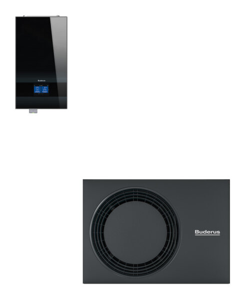 Buderus WLW186i-7 AR E, Luft-Wasser-Wärmepumpe, Funkmodul MX400