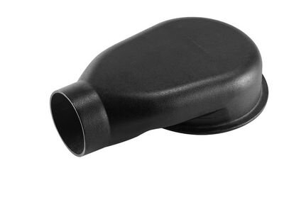 Buderus Kuppel waagerecht d=145 schwarz lackiert, Festbr.Heizeinsätze