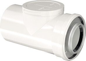 Rohr konz. mit Prüföffnung DN 80/125