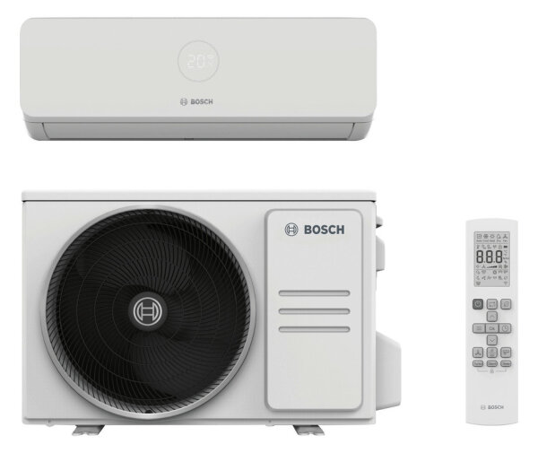 BOSCH Split-Klimagerät CL3200i-Set 26 WE Außen- und Inneneinheit, 2,6 kW, A++