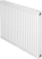 Profilheizkörper PLATTELLA V6 L Standardanschluss 6-fach, Typ 11/400/500, Farbe weiß RAL 9016