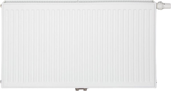 Profilheizkörper PLATTELLA V6 C Mittelanschluss 6-Fach, Typ 22/600/800, Farbe weiß RAL 9016