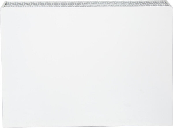 Planheizkörper LINEAR V6 L Standardanschluss 6-Fach, Typ 33/600/600, Farbe weiß RAL 9016